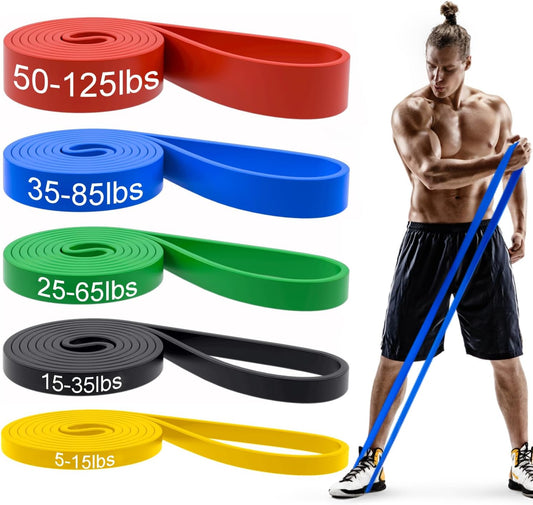 Pull Up Bands. Resistance Bands. Pull Up Assistance Bands Set for Men & Women. Exercise Workout Bands for Working Out. Body Stretching. Physical Therapy. Muscle Training