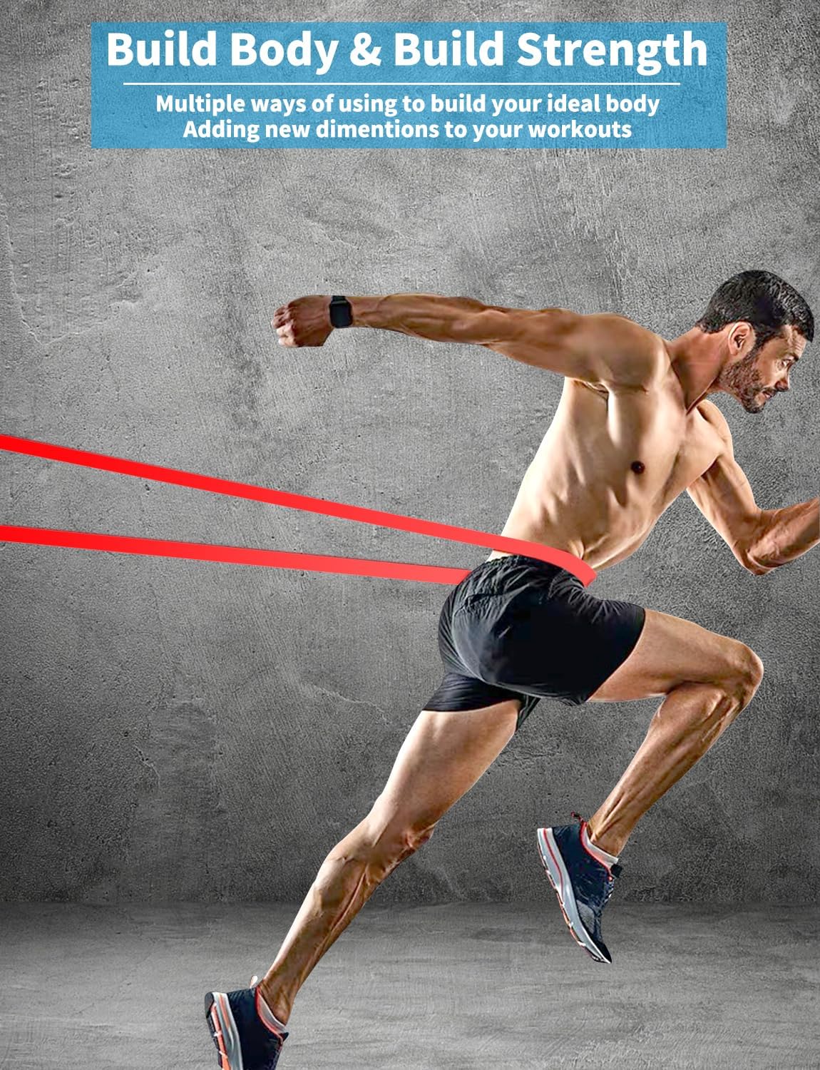 Pull Up Bands. Resistance Bands. Pull Up Assistance Bands Set for Men & Women. Exercise Workout Bands for Working Out. Body Stretching. Physical Therapy. Muscle Training